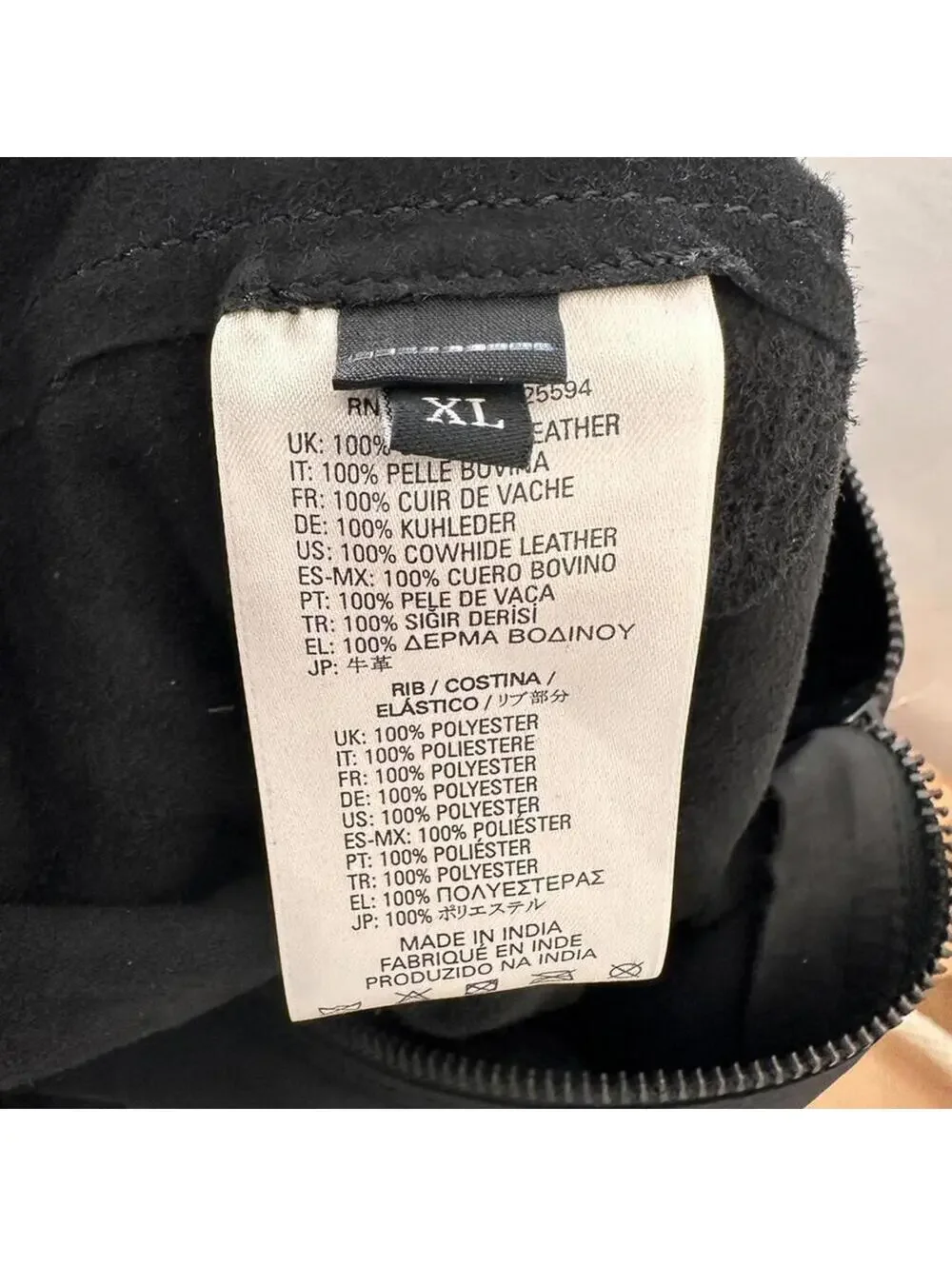 Diesel Black Leather Bomber Jacket XL Streetwear Moto Minimalist‎ Shirt Jacket